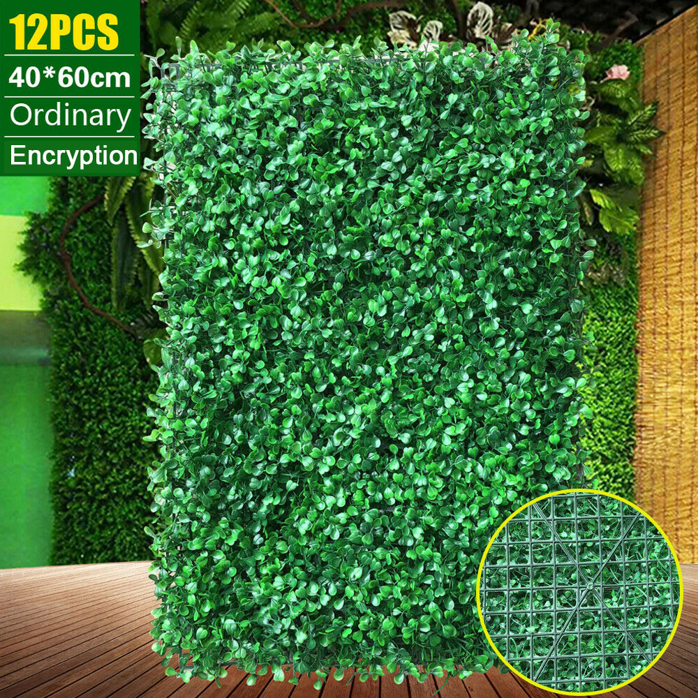 12 Pack Artificial Turf Lawn Grass Mat Indoor Outdoor Wall Background Pad Decor