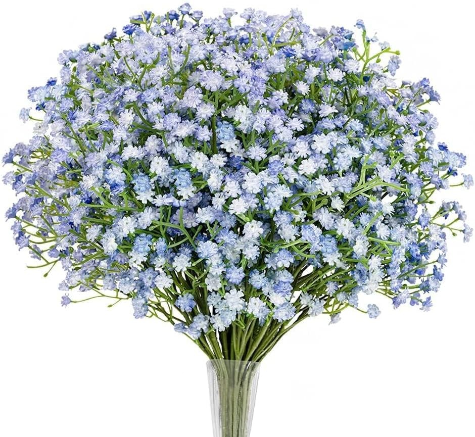 15 Pcs Baby’s Breath Artificial, Gypsophila Bulk Real Touch Decor