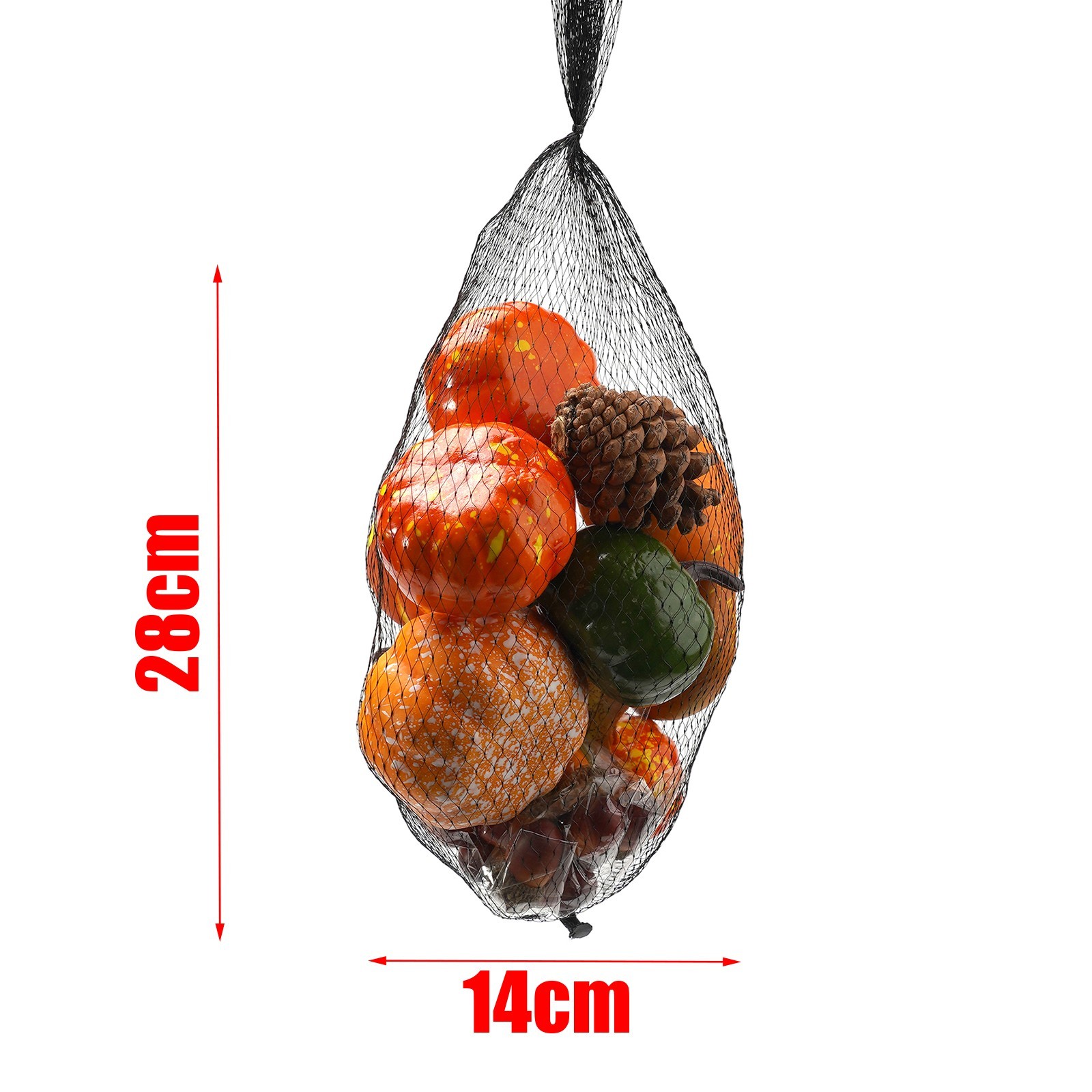 Harvest Decorations Props Artificial`Mini Pumpkin Gourd Berries Maple Leaf