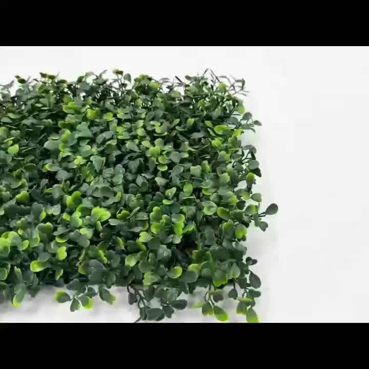 [Indoor Outdoor Decor] 10pcs Artificial Boxwood Hedge Wall Panels: 10 X 10In