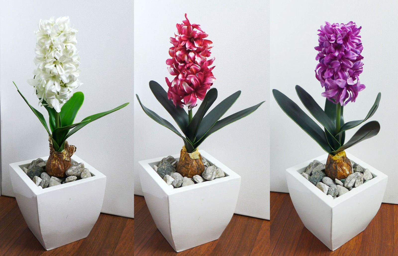 Artificial Hyacinth Flower 3 Colors Home Garden Wedding Decoration (#66)
