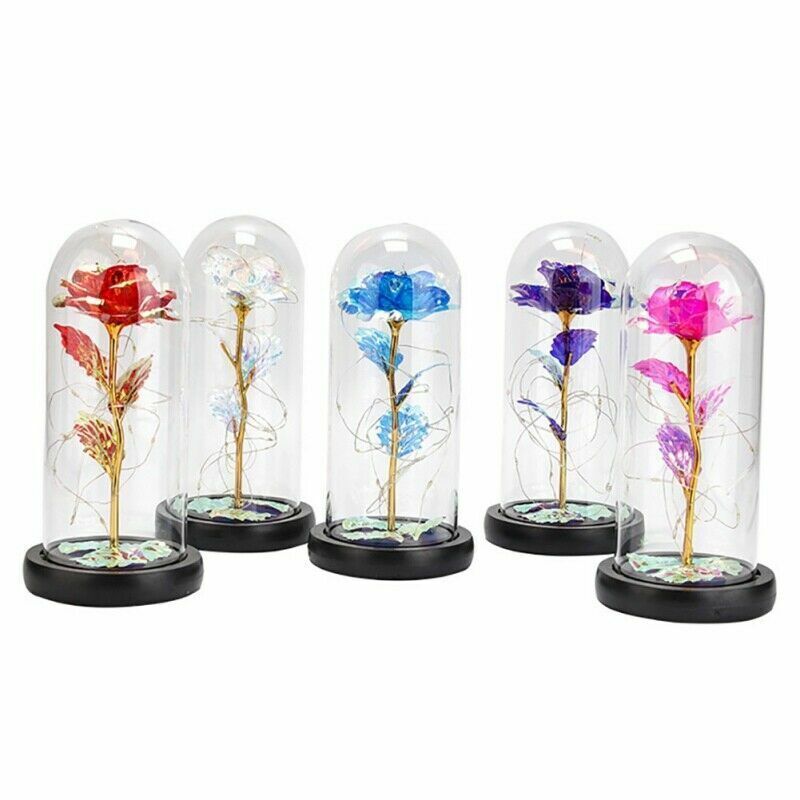 ON SALE!! Rose LED Light Glass Gifts for Wife Women Her Girlfriend Birthday Gift