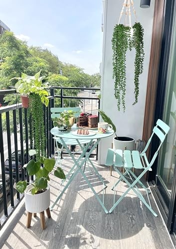 6pcs Artificial Succulents Hanging Plants Fake Hanging String of Green-6pcs