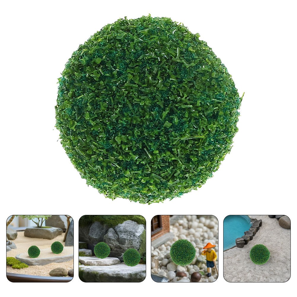10 Pcs Miniature Artificial Plant Spheres For Fairy Garden And Model Building