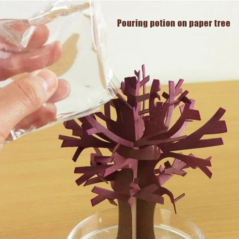 DIY Crystal Growing Tree Kit Magic Bloom Science Toy Desk Decor Gift DIY