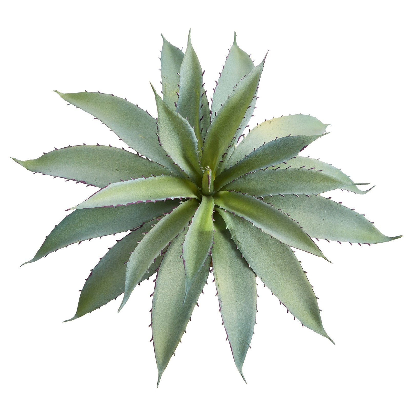 9 Inch Aloe Succulent Artificial Plant Lifelike Variegated Leaves Decor