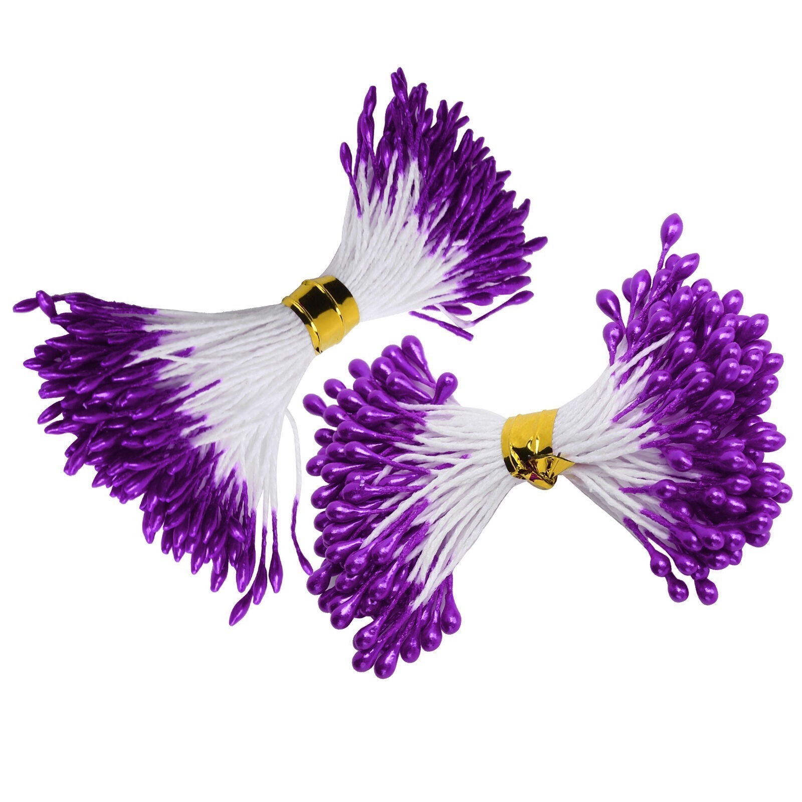 900Pcs Flower Stamen Purple Gypsum Artificial Bouquet Decor HandMade Crafts