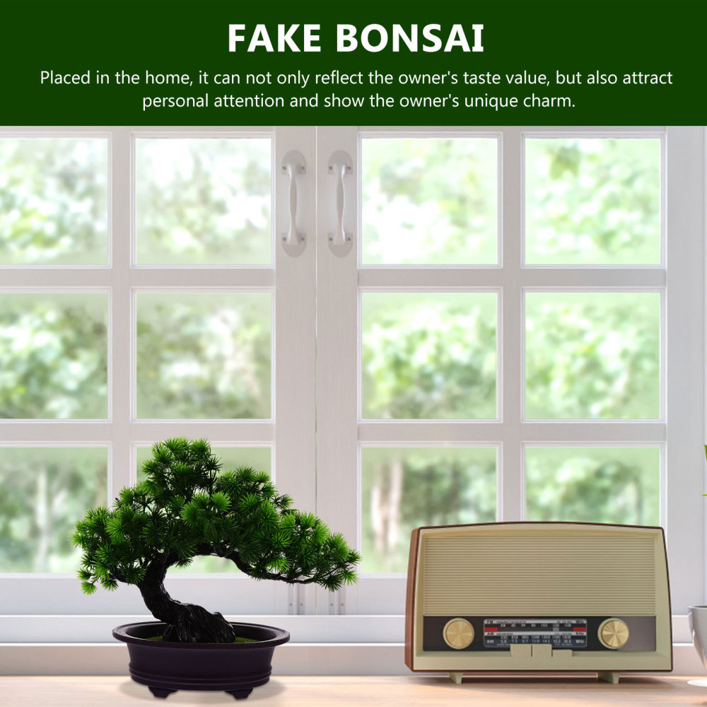 Faux Potted Plant Artificial Bonsai Tree Artificial Plant