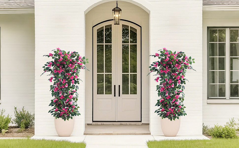 Artificial Bougainvillea Tree -5FT Faux Bougainvillea Tree with Realistic