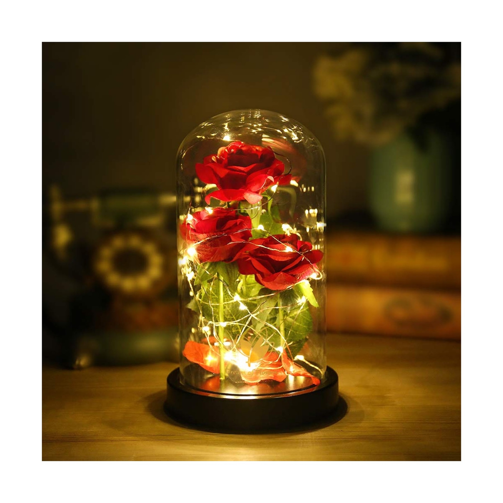 Anniversary Flowers Gift for Her, Beauty and The Beast Rose Flowers, Annivers…