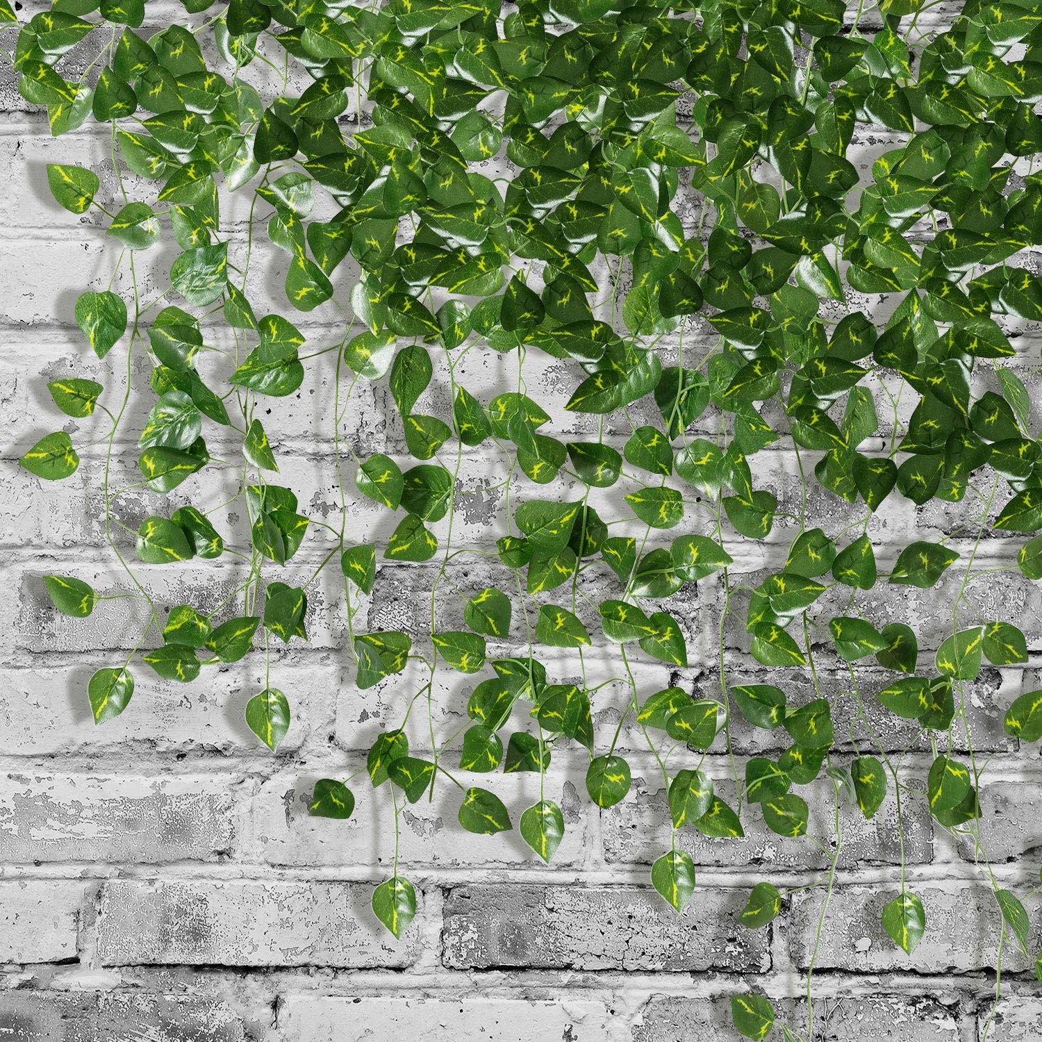 78-Ft 12 Pack Silk Artificial Ivy Vines Leaf Garland Plants Hanging Wedding G…
