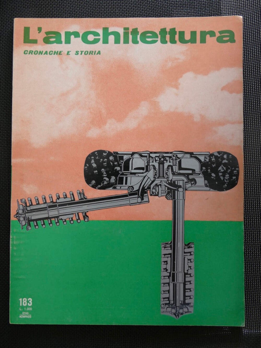 L’Architettura no 183 anno 1971 Italian Architecture Magazine boxAR17_4 –