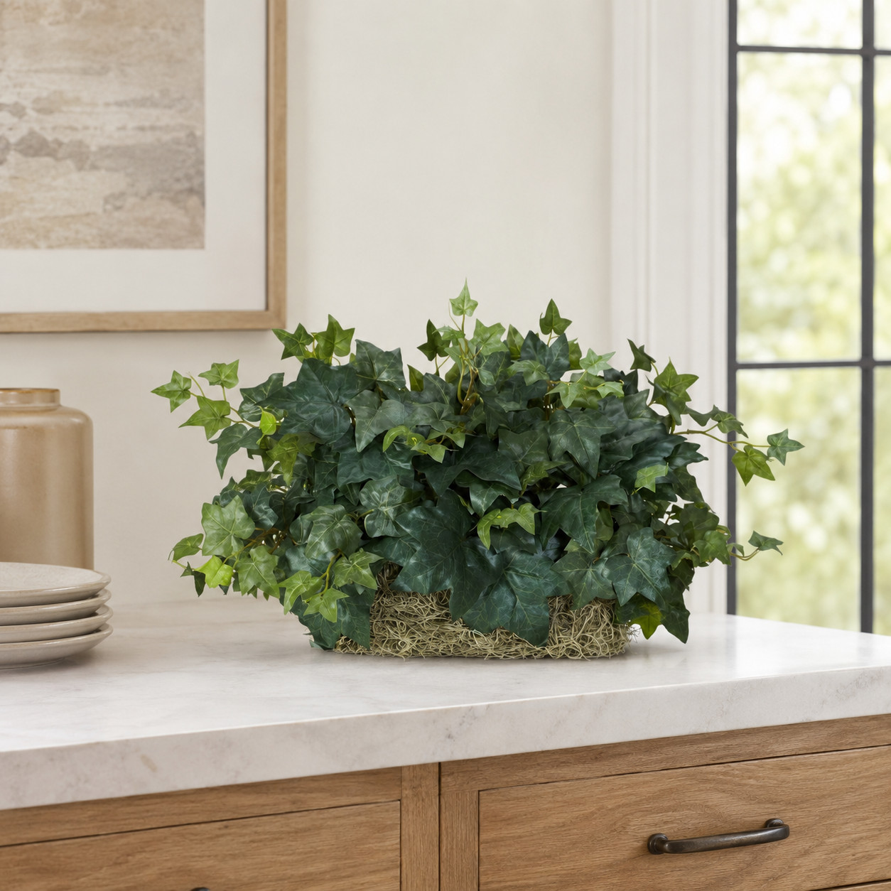 Ivy Ledge Plant (Set on Foam) Silk Plant