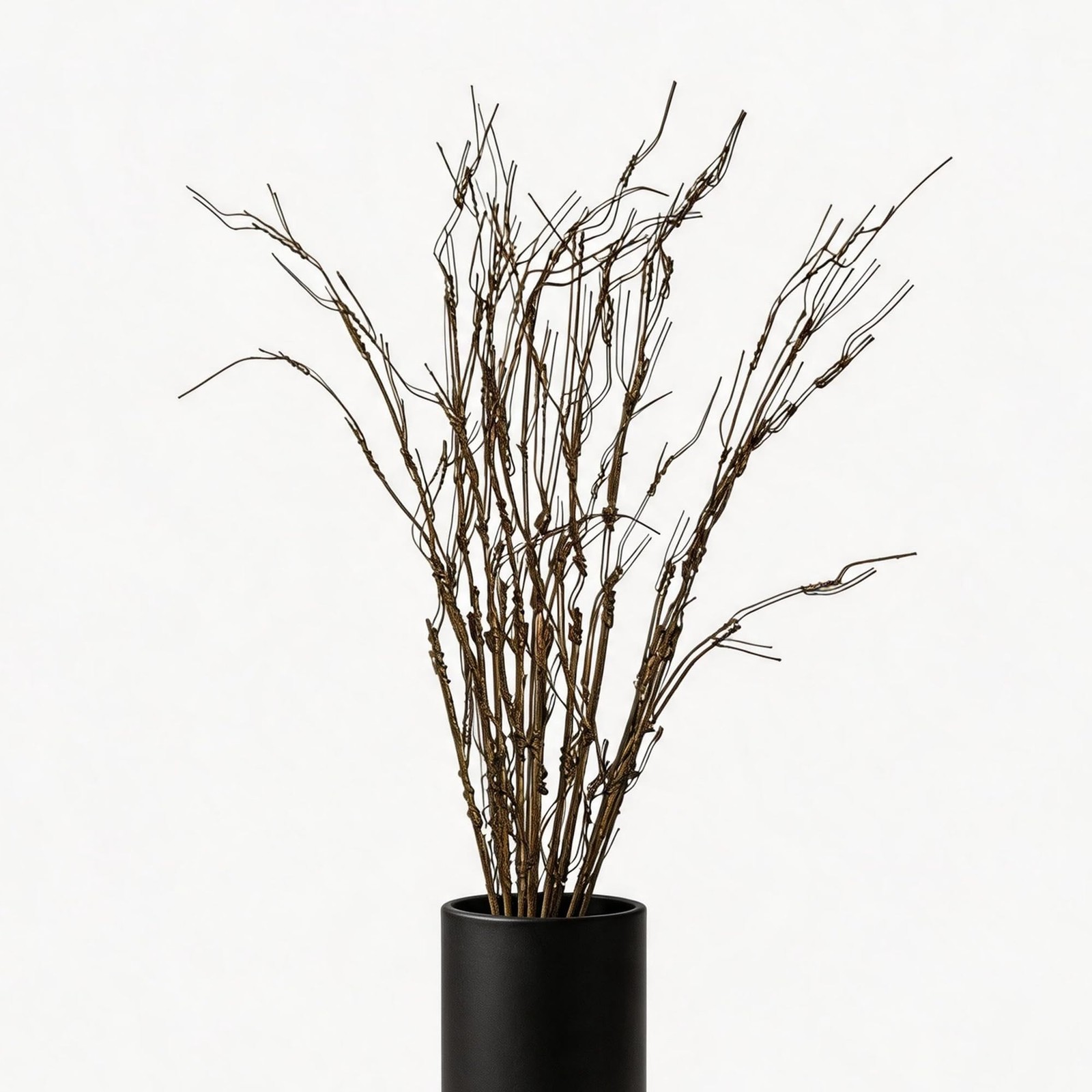 10 PCS Curly Willow Branches 34 Inch, Bendable Artificial Dried Twigs Fake Vi…