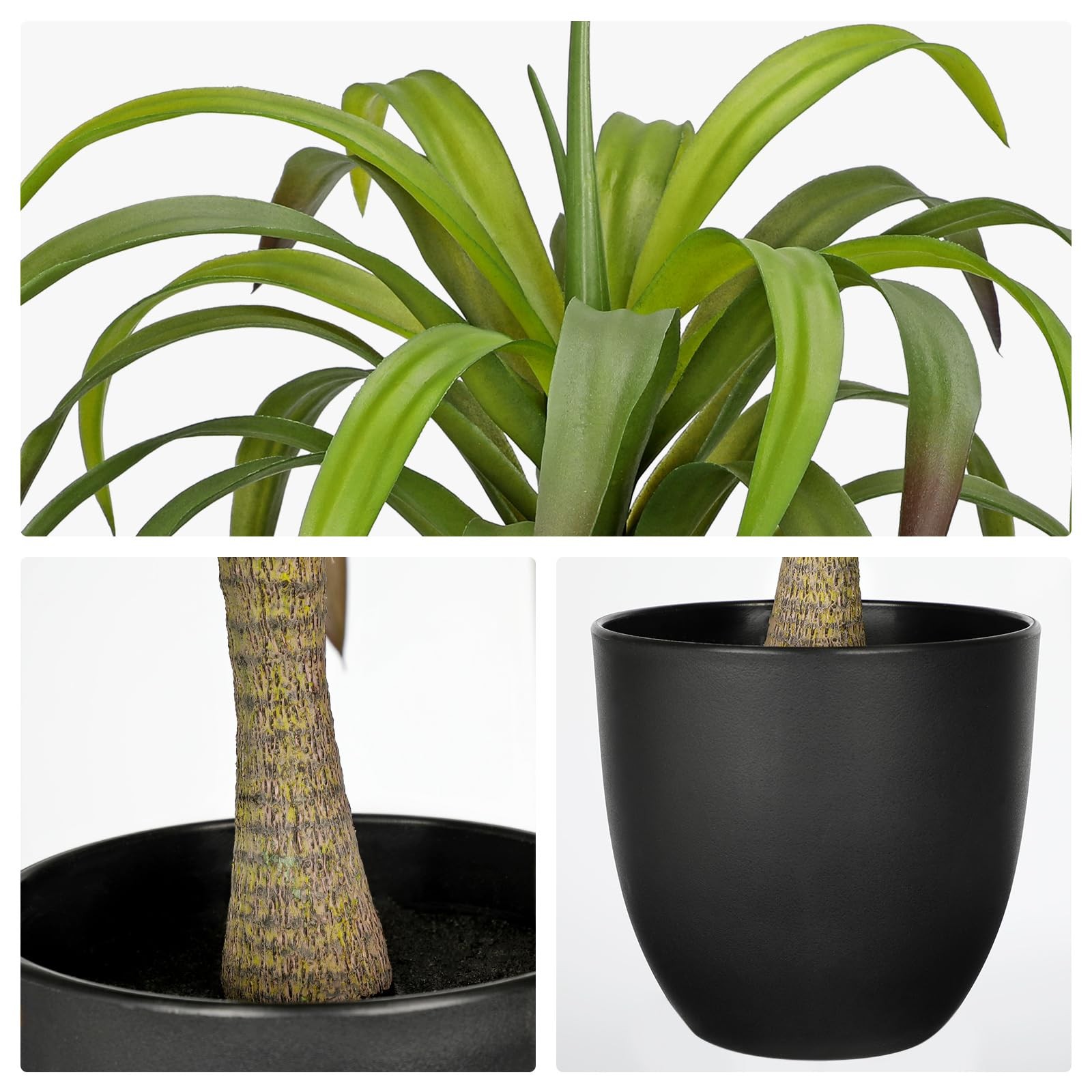 Briful Fake Agave Plant 22in Artificial Potted Outdoor Plants for Home Office