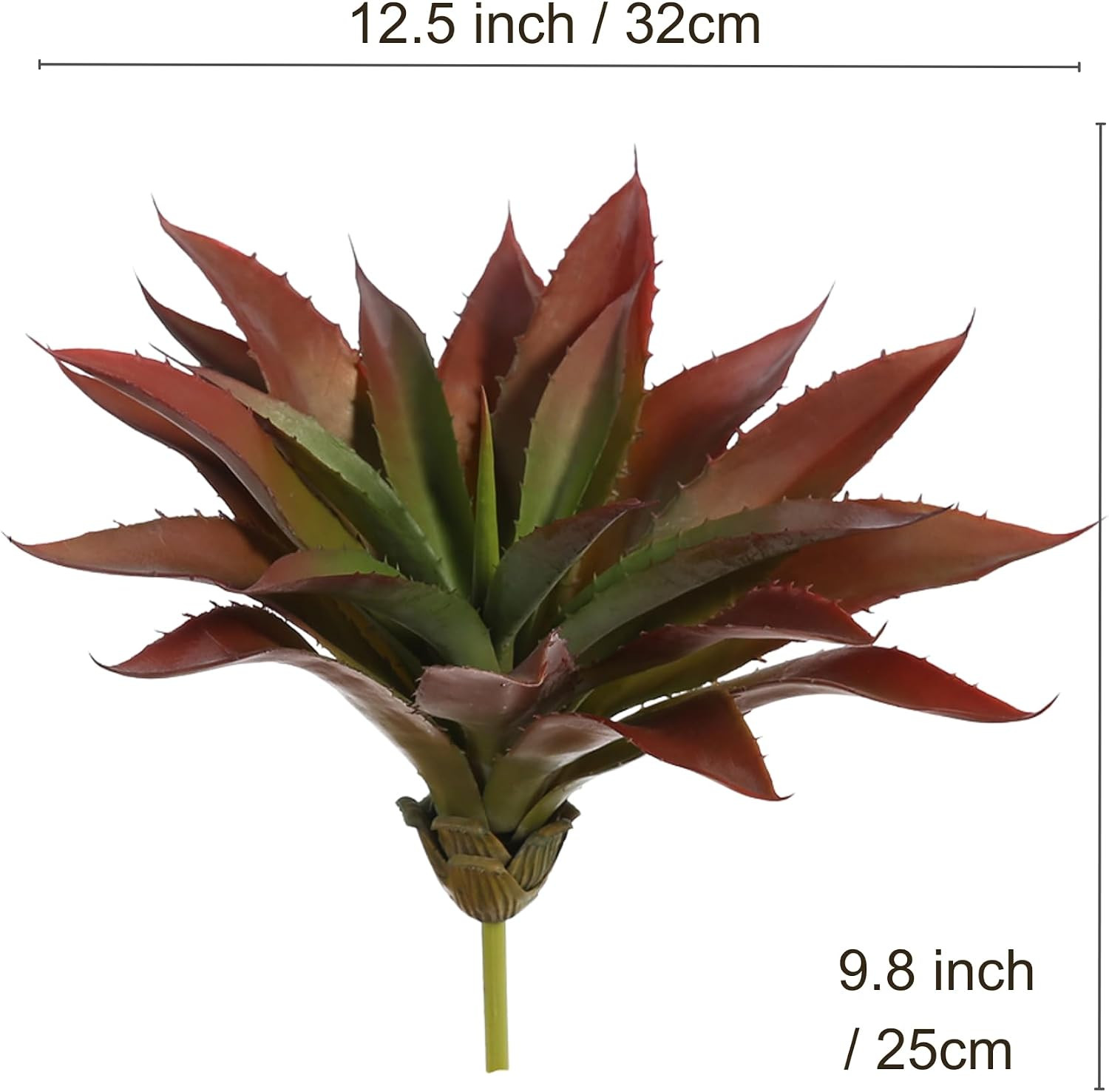 Large Artificial Succulents Aloe Plants Real Touch Fake Flowers Unpotted for Hom