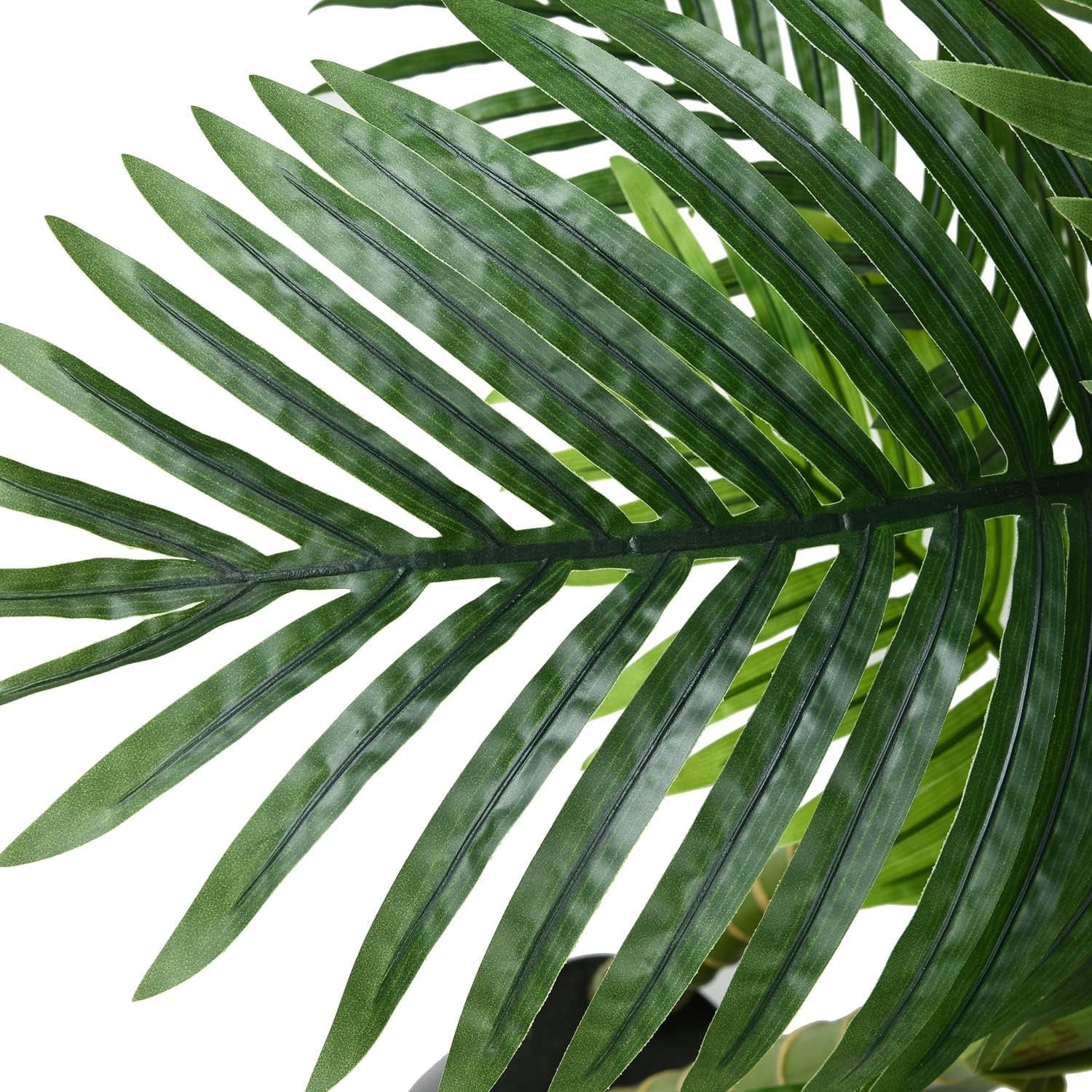 2 Pack Artificial Areca Palm Tree Plant, 6 Feet Fake Palm Tree for Indoor Out…