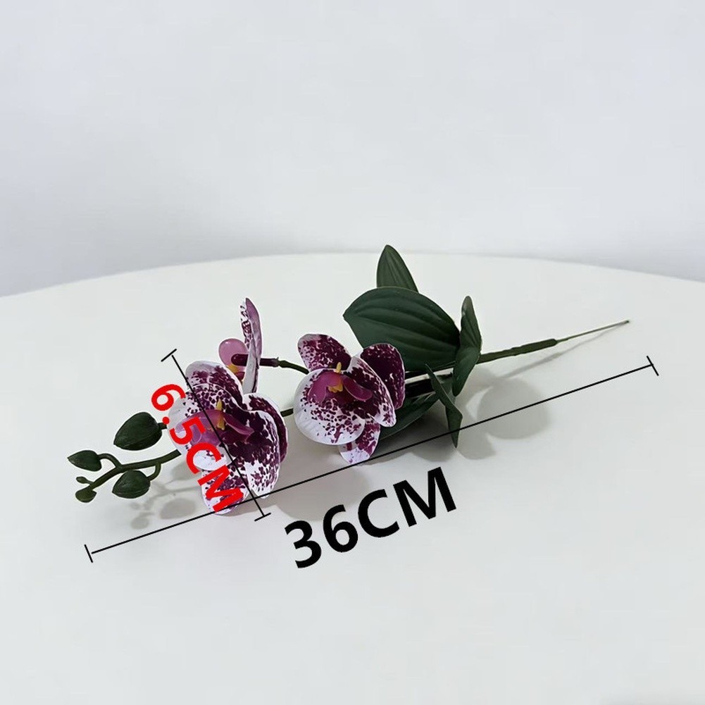 3D Orchid Bouquet Pressed Molded Texture Plastic Construction Table Centerpiece