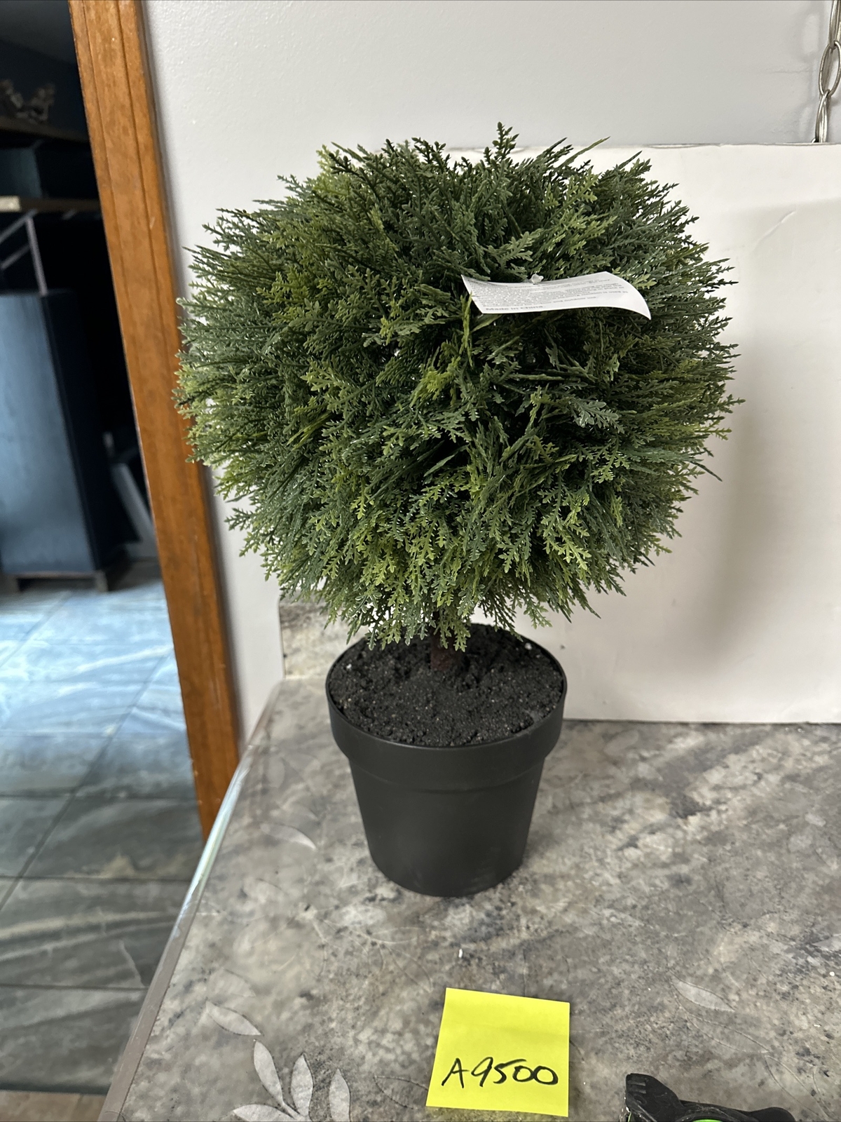 Garden Reflections 20″ Tall Faux Cypress Bush Tree 12” Round New Greenery