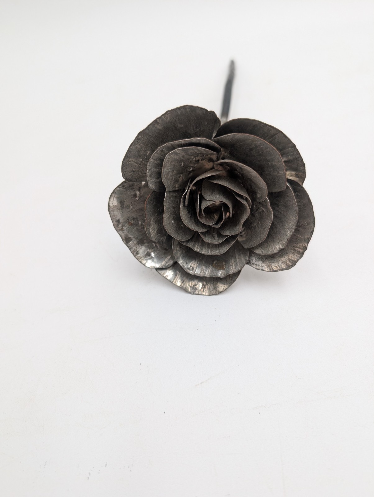 Hand Crafted Welded Metal Forever Rose 🌹