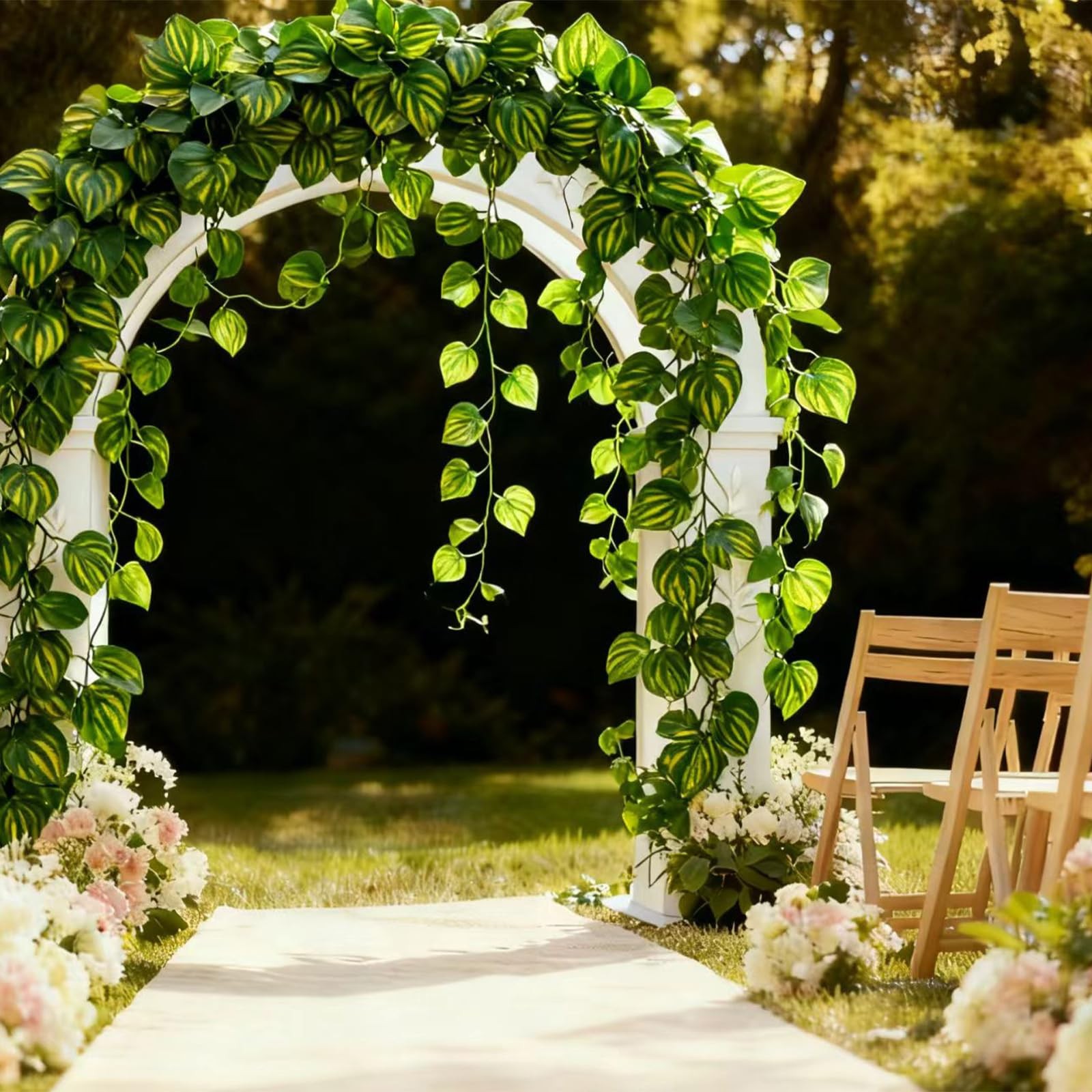 Fake Vines for Room Decoration Artificial Ivy Garland Hanging Vines Faux Vine…