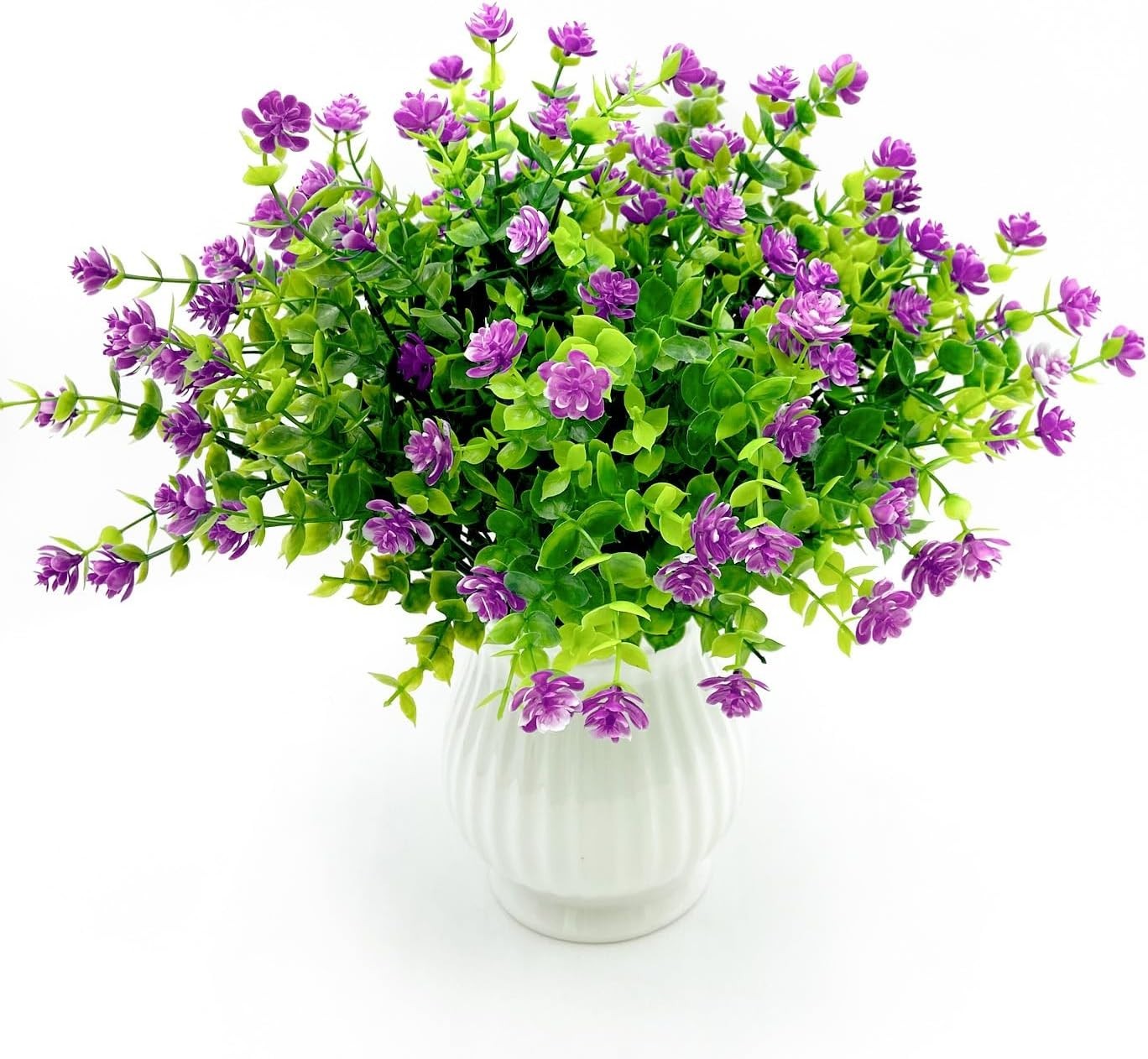 Versatile 6-Pack Rosy Artificial Flowers – Perfect for Indoor & Outdoor Styling