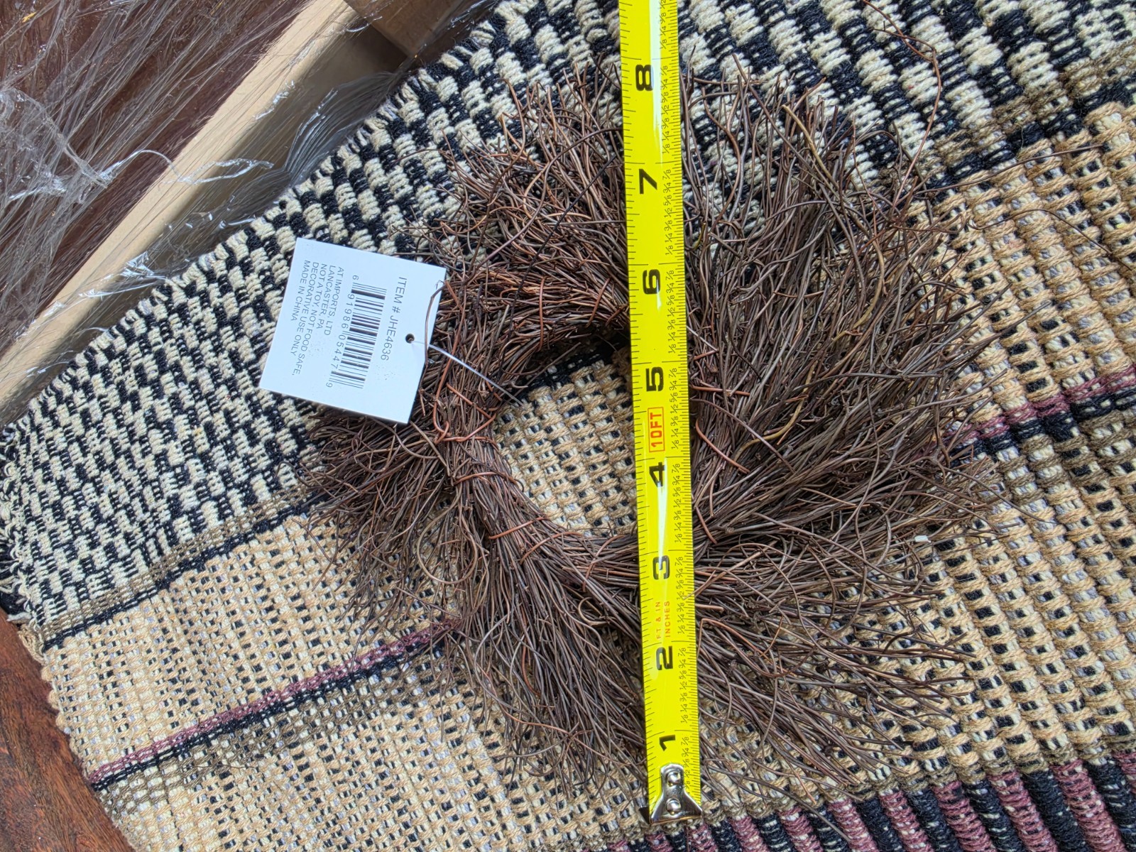 Natural Grapevine Rustic Rattan Inch Wreath Vine Holiday DIY Craft BOX LOT 40PC