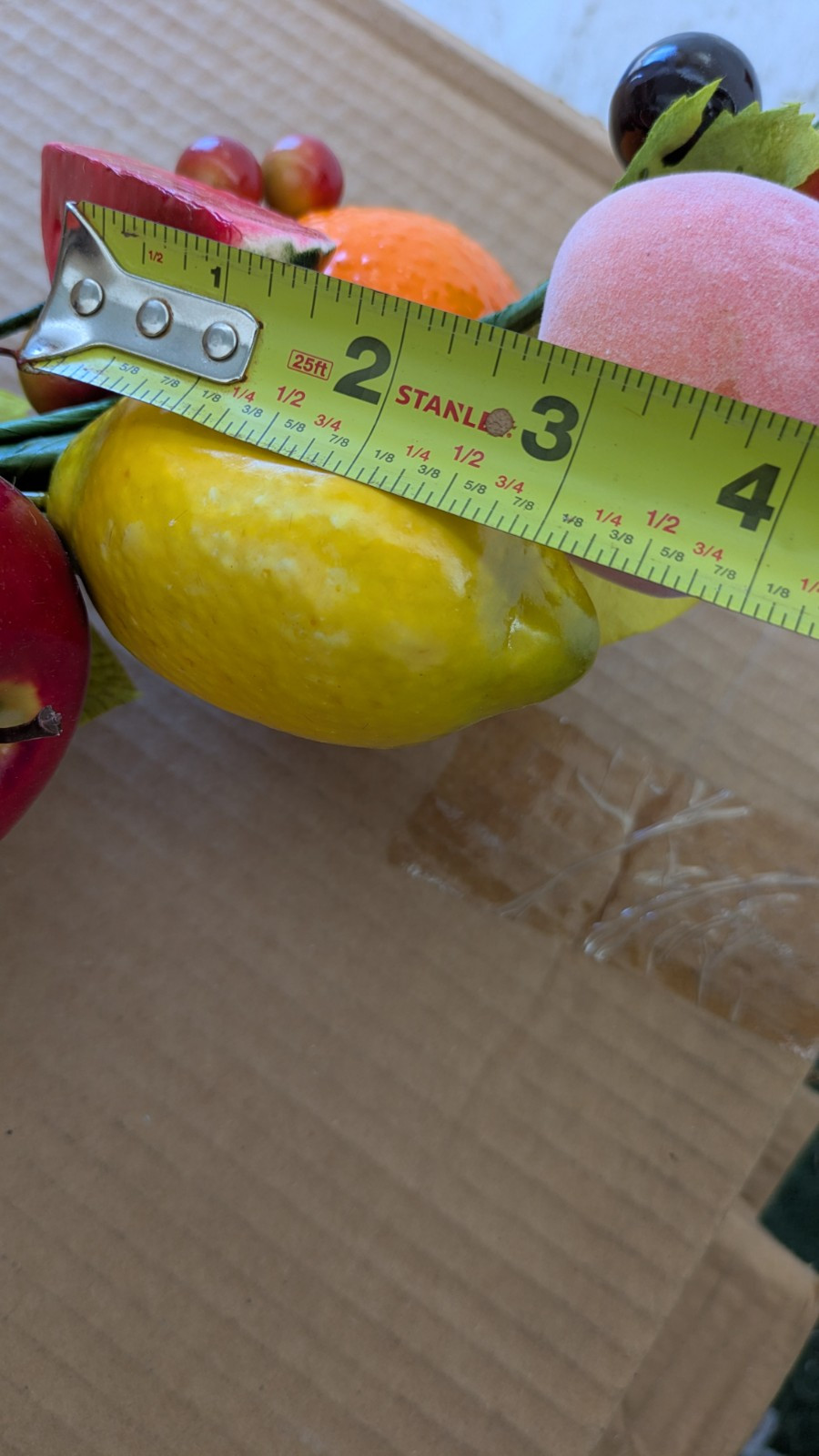 Tropical Mix Fruit Swag for Wall, Home/ Kitchen Decoration, 35″ Long F5Y56 New