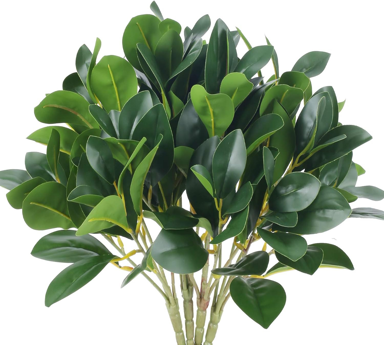 4 Pcs Artificial Eucalyptus Shrubs Faux Greenery for Garden Home Office Decor