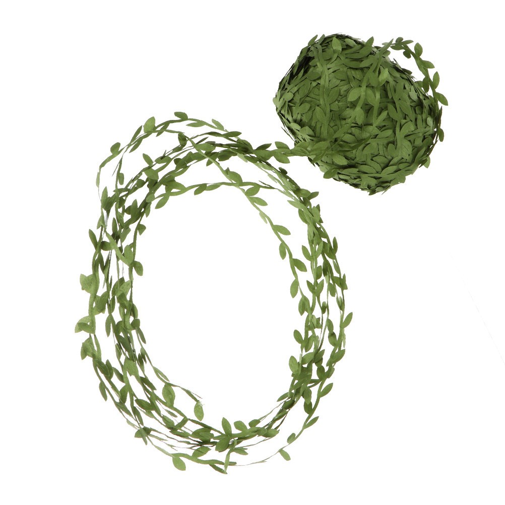 1Pc Simulation Rattan Adornment Green Artificial Vine for Room Party Decor
