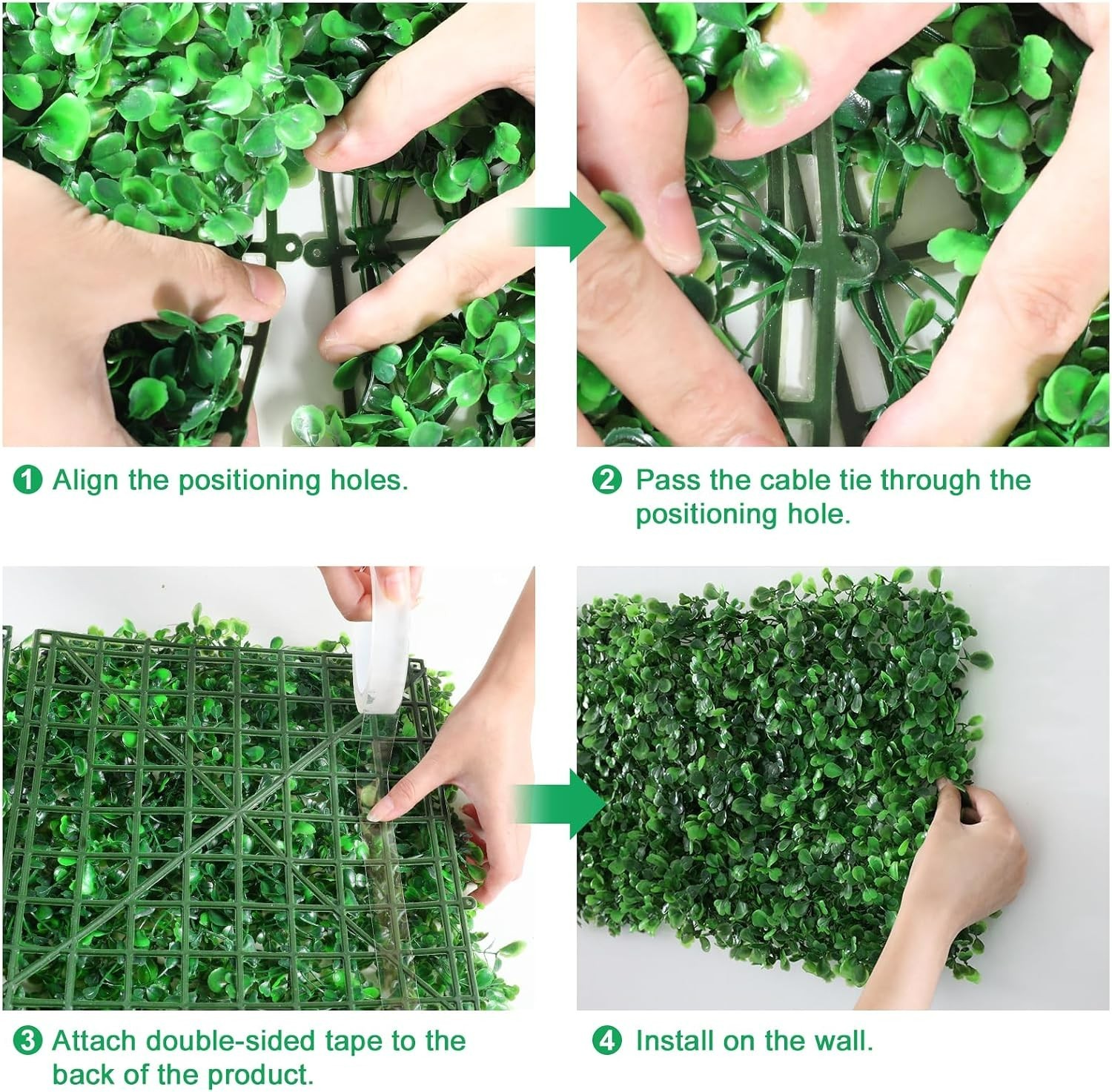 Natural Look Artificial Grass Wall Panel – Ideal for Stylish Privacy & Decor