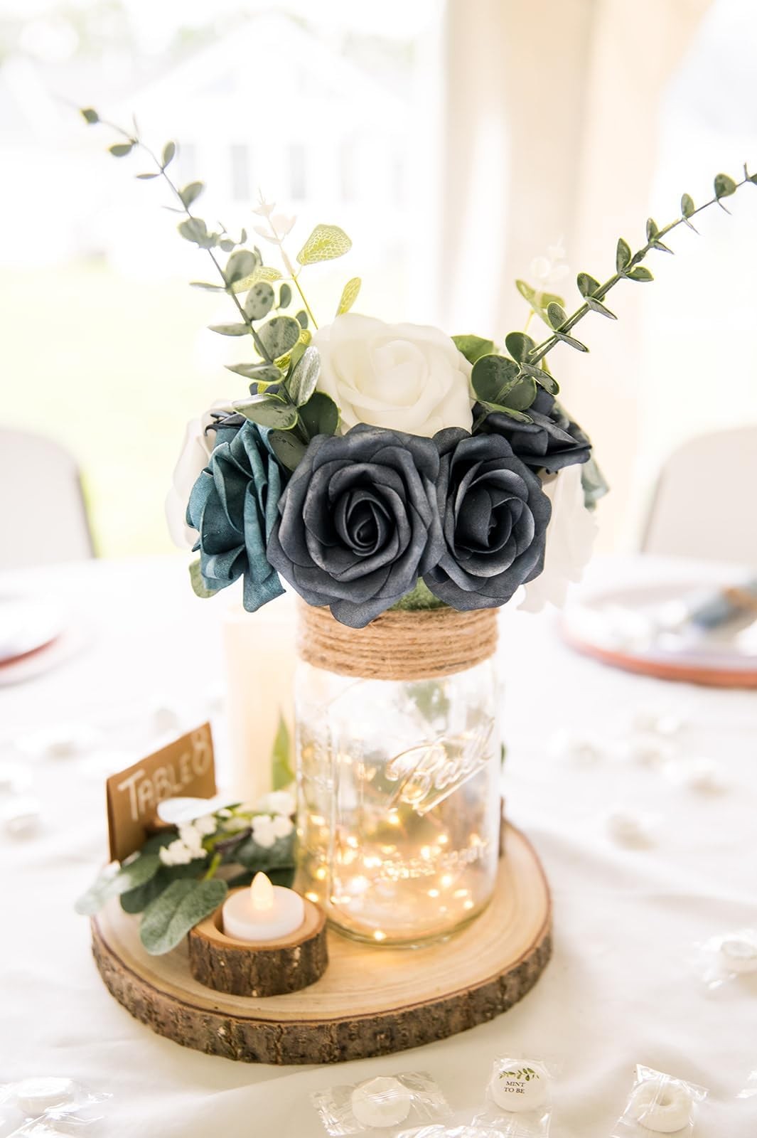 25Pcs Artificial Roses Flowers Fake Roses with Stems Real Touch Foam Flowers …