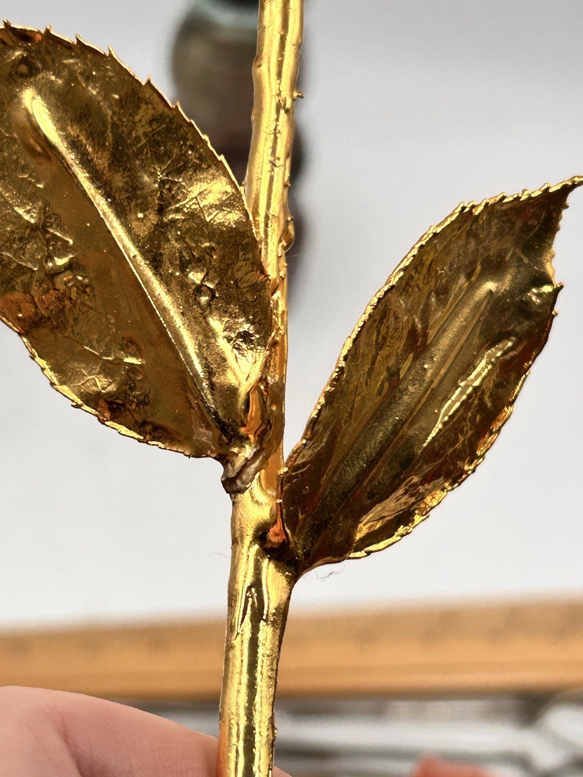 Living Gold 24K Gold Heavy Dipped Long Stem Rose