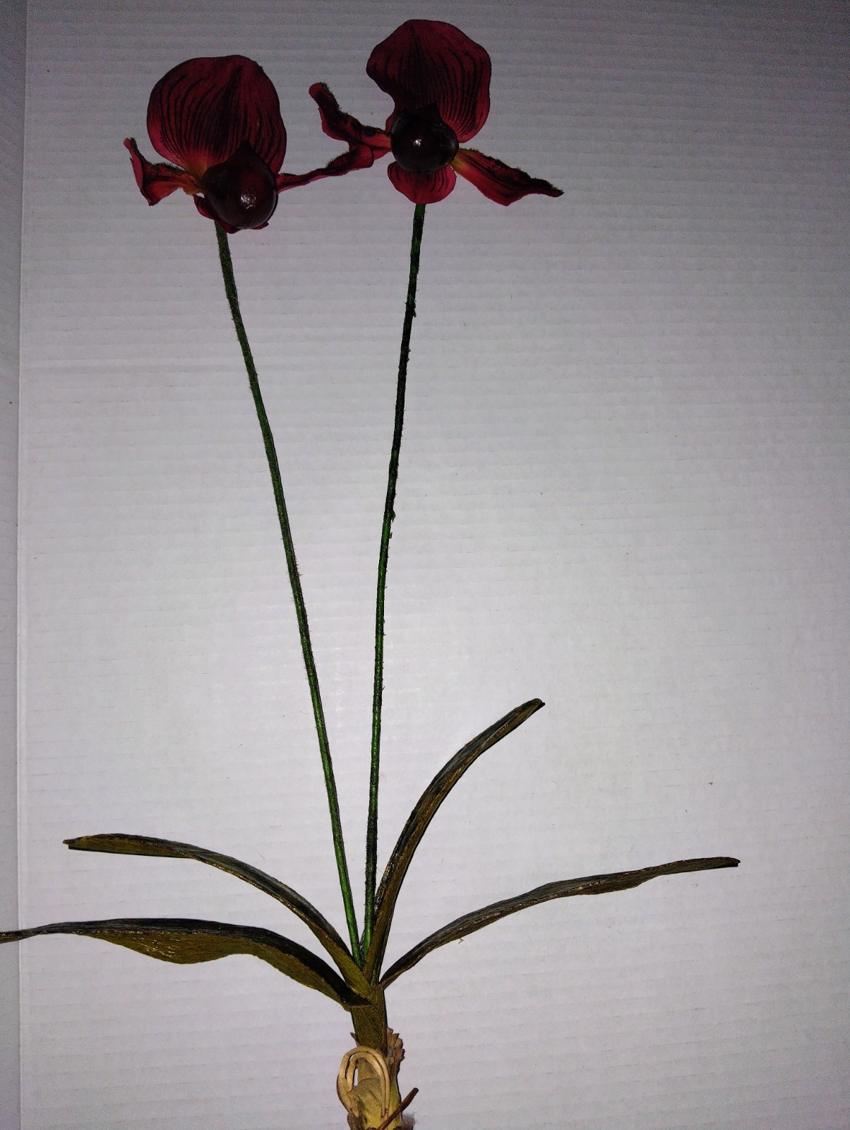 Artificial Paphiopedilum Lady Slipper Orchid