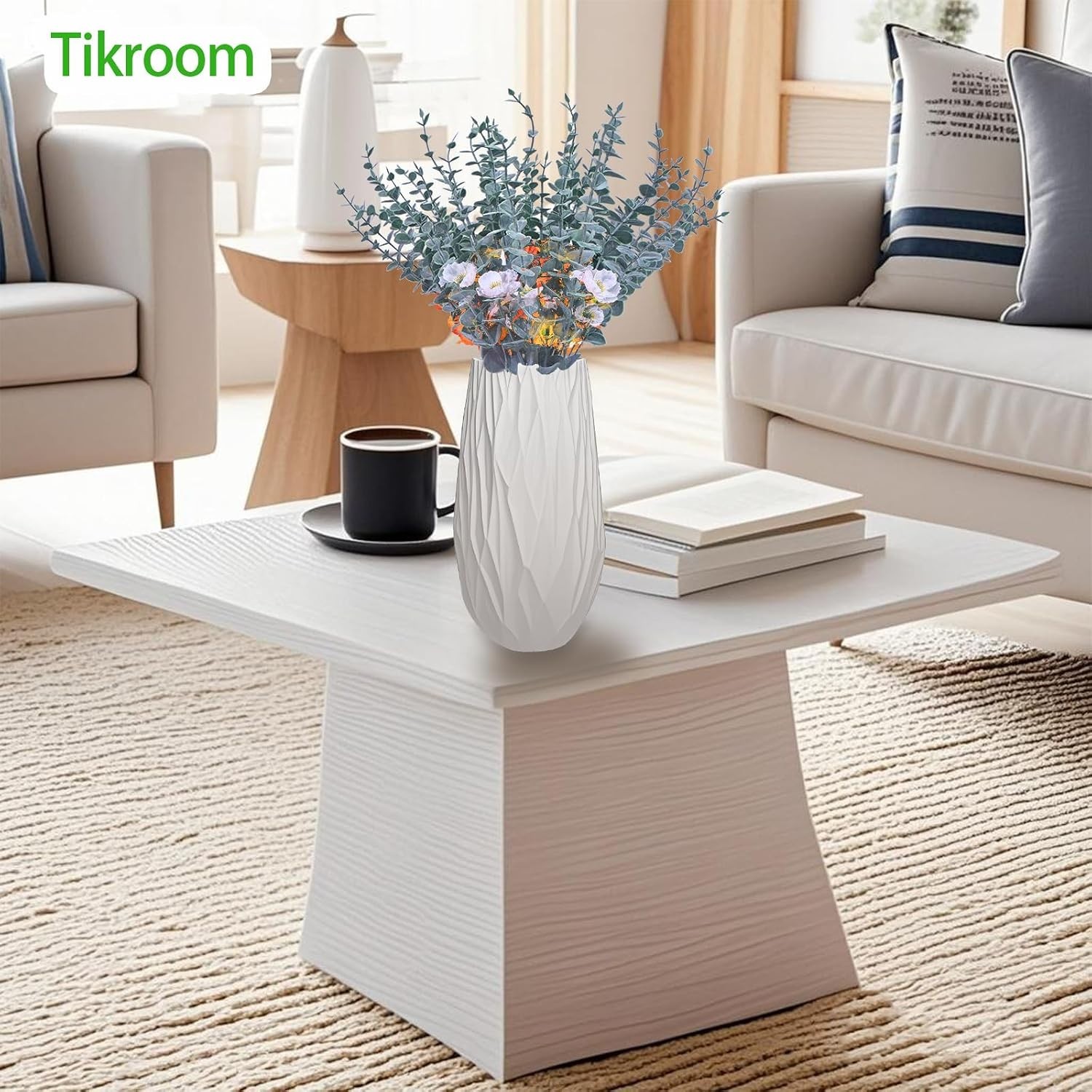 20pcs Artificial Eucalyptus Stems Realistic Fake Greenery Branches with Leave…