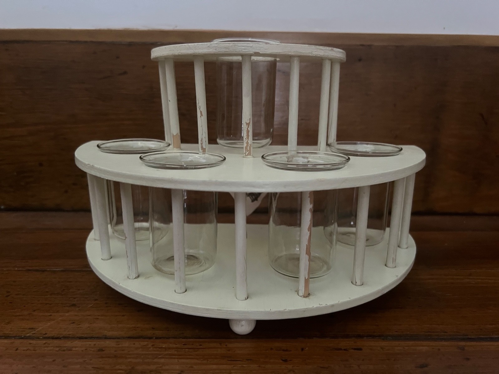 Two’s Company Colonnade Antique Reproduction Floral Arranger /Glass Containers