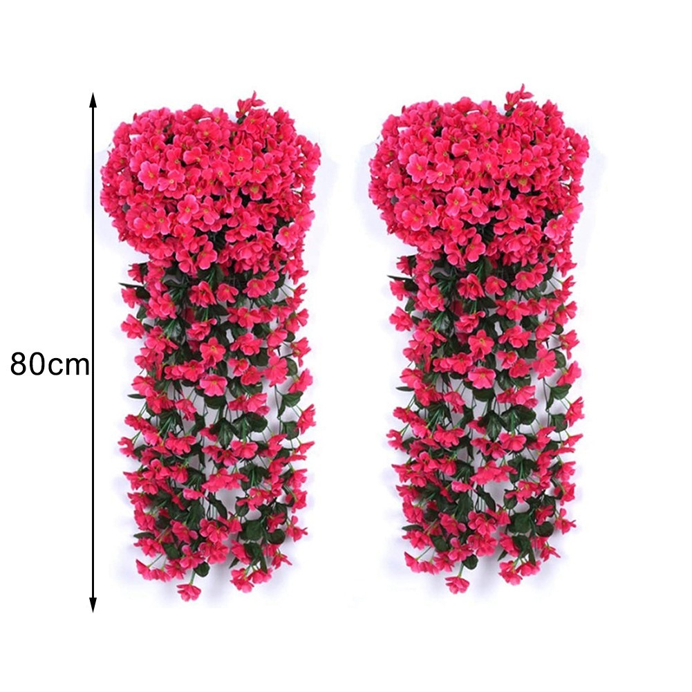 Long Wisteria Flower Vines for Outdoor Indoor Decoration 80cm 2pcs Set