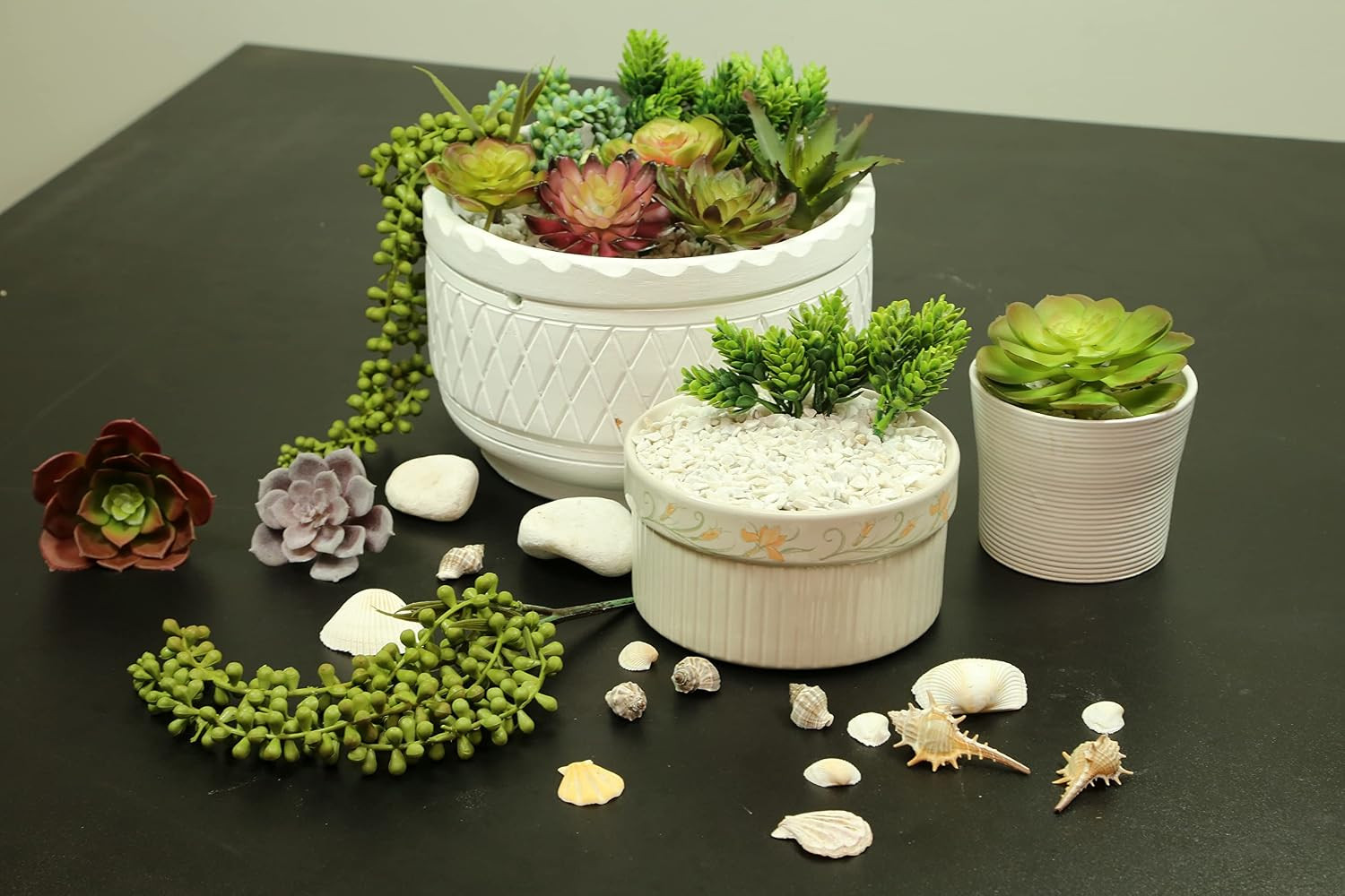 Artificial Succulents Plants Unpotted -14 Pack– Large Fake Succulent Plant Indoo