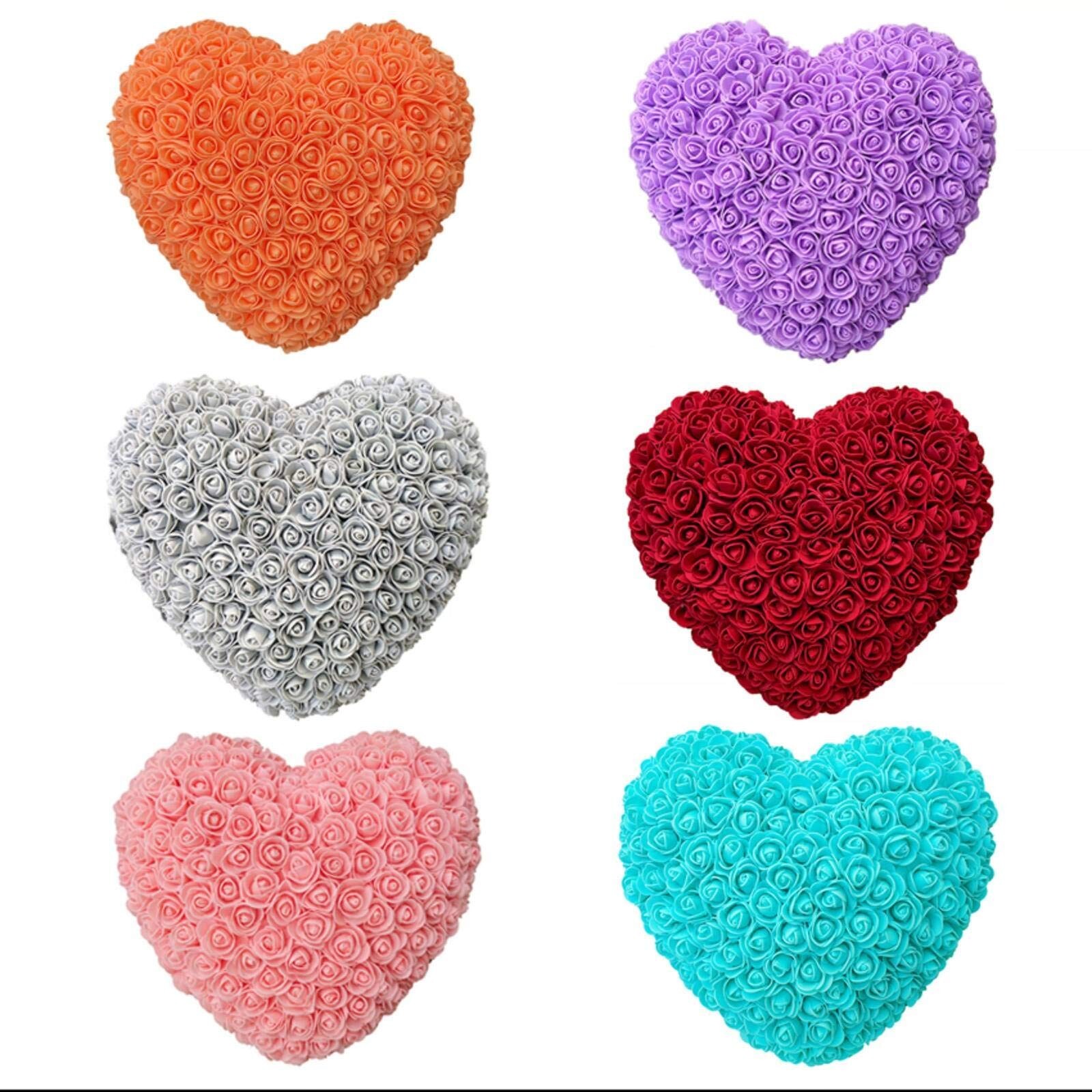 8″ Artificial Rose Heart Wall Birthday Valentine’s Day Gift for Girlfriend Wife