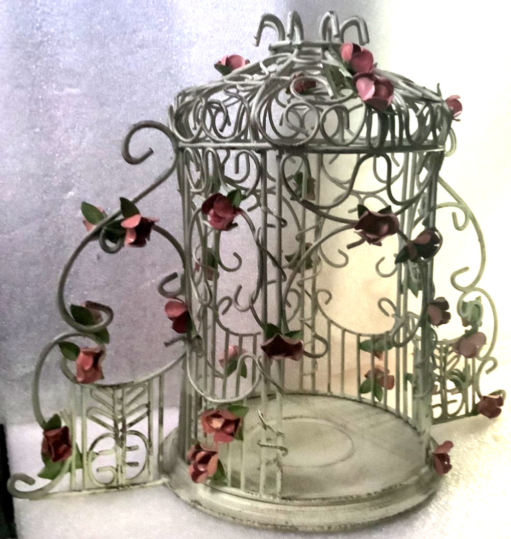 PartyLite Rose Garden Gazebo Candle Holder