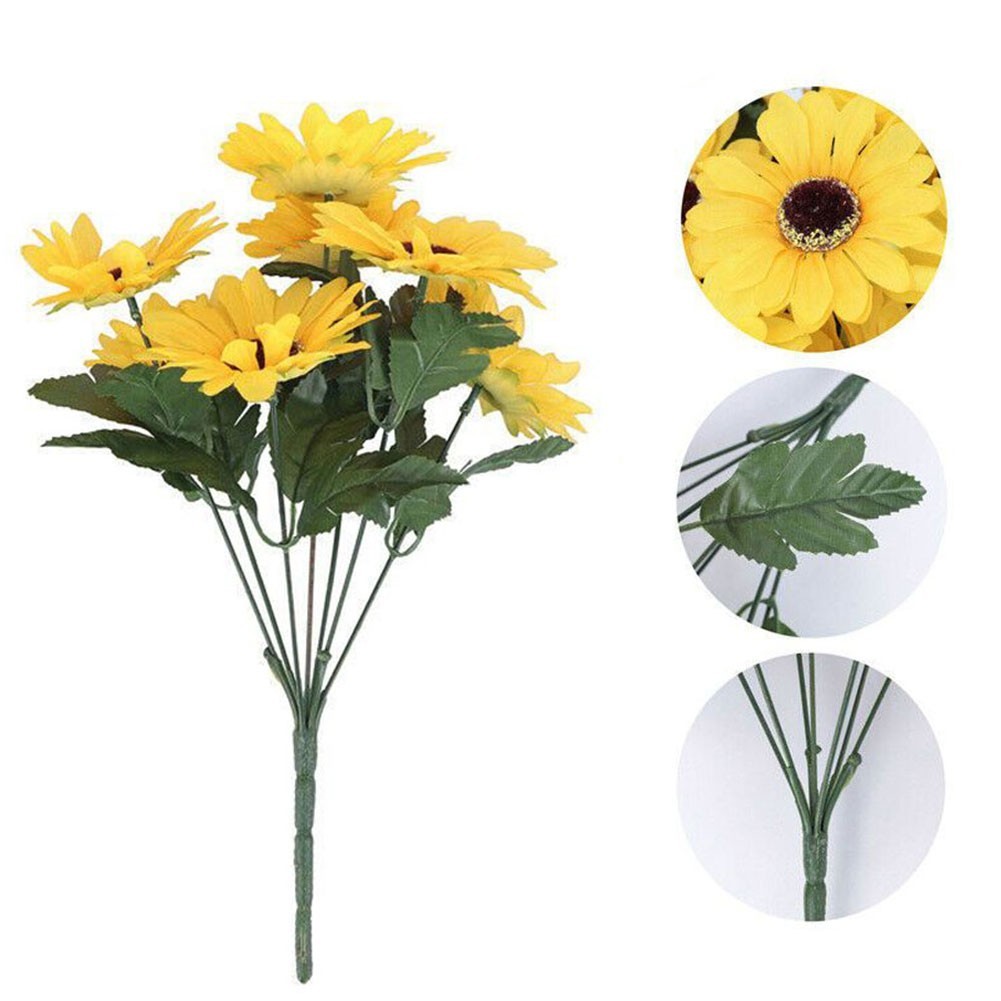 Artificial Sunflower Daisies Garden Wedding Party Decor Home Decorations