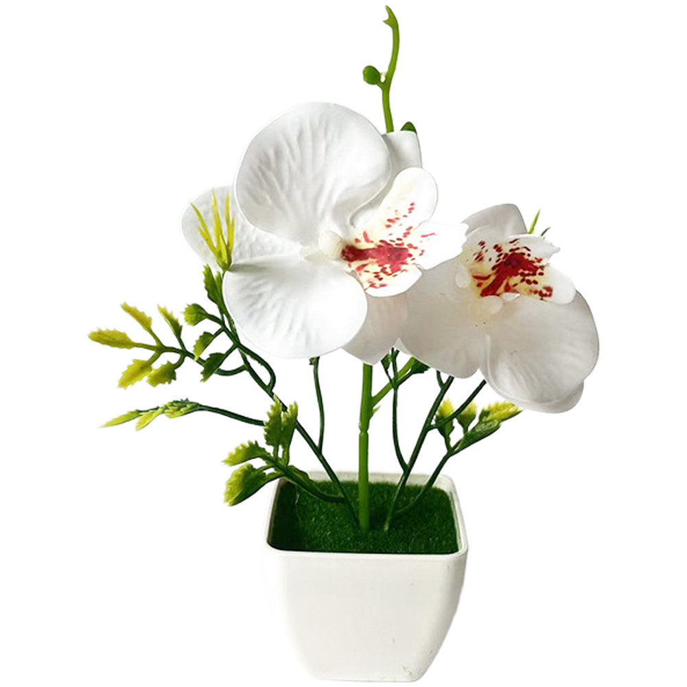 Artificial Orchid Plant with Lifelike Flowers for Living Room Bedroom Decor