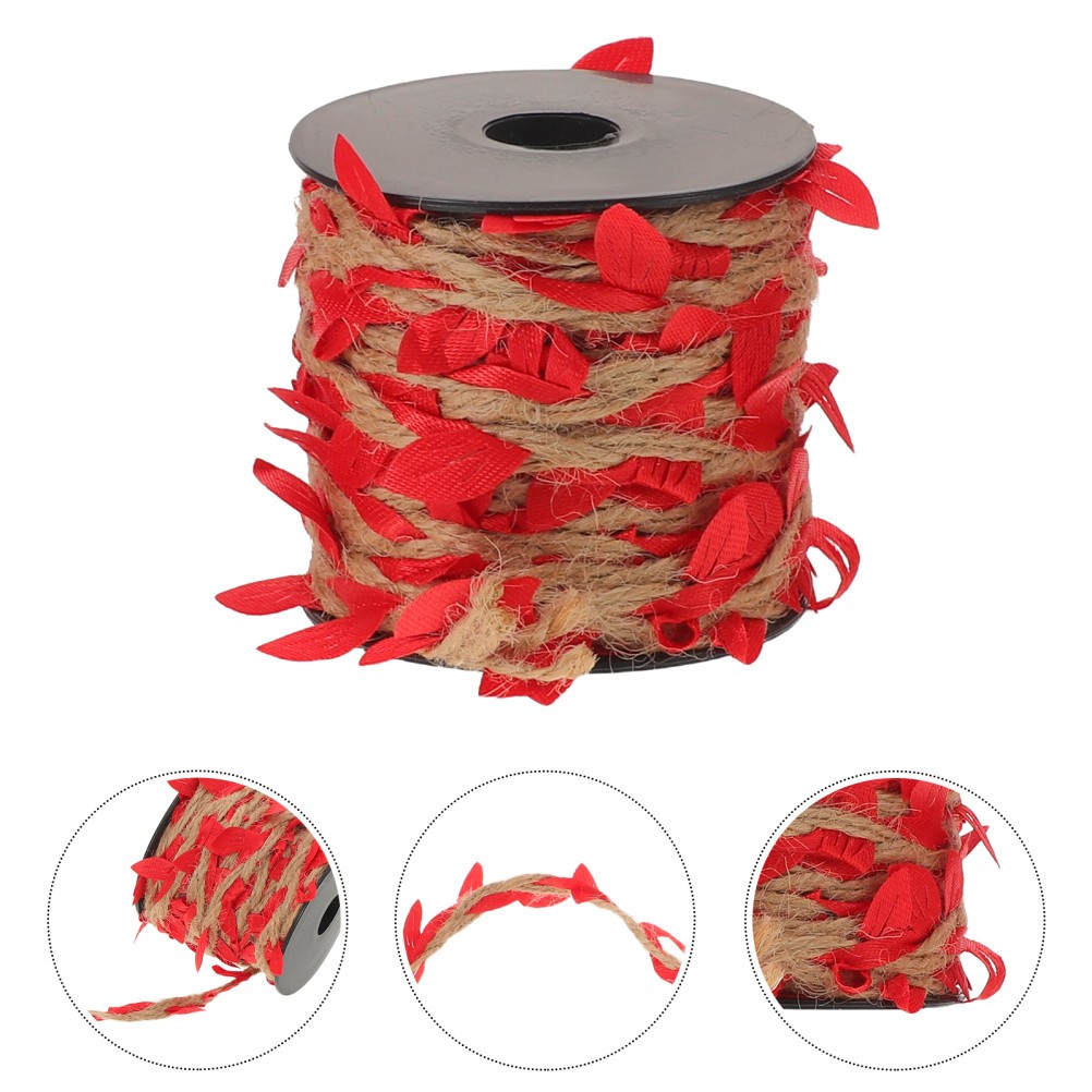 Simulated Maple Leaf Garland with Faux Greenery for Cozy Autumn Party Decor