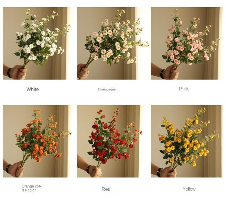 73CM Artificial Rose Silk Flowers Wedding Decoration Bouquet Home Decor