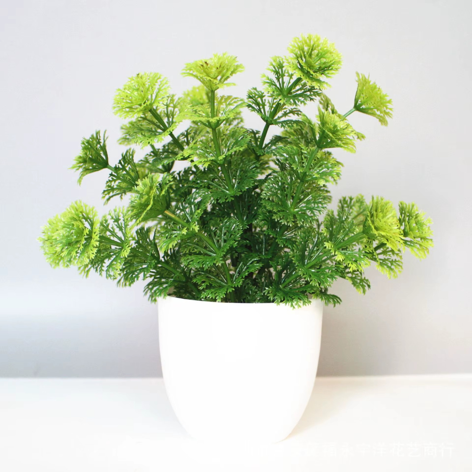 1PCS Artificial Potted Plant Scene Desktop Home Office Shelf Decor Tabletop Land