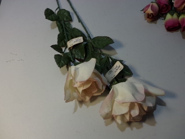 Roses Artificial Silk Long Stem, Bundles Purple, Pink, White 16 pcs.