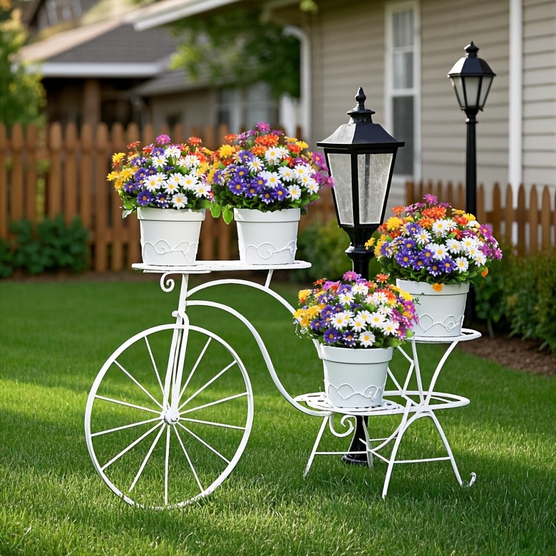 5Pcs/10Pcs Artificial Daisy Bouquet Fake Chamomile Flowers Indoor Outdoor Decor
