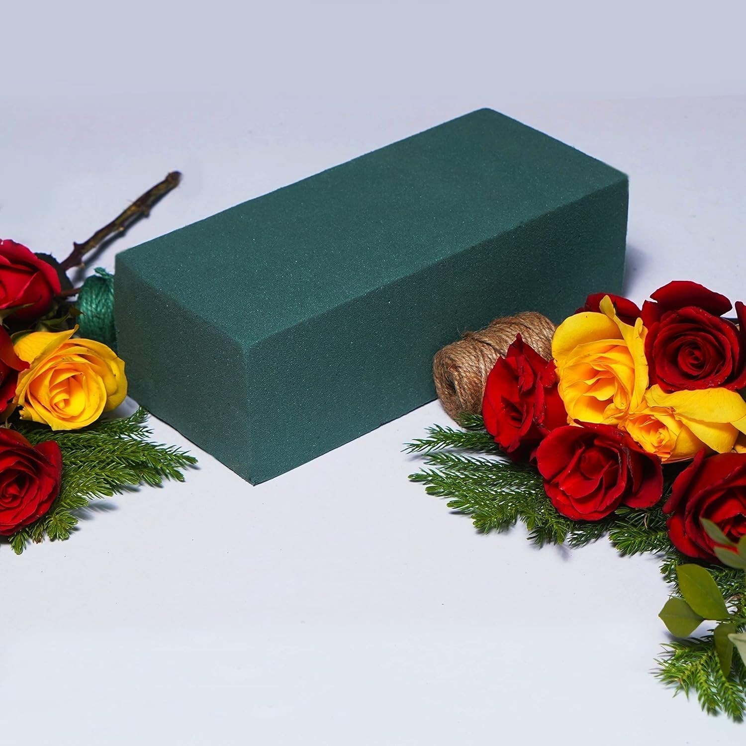 Pack of 6 Dry & Wet Floral Foam Blocks Fresh & Artificial Flowers Each