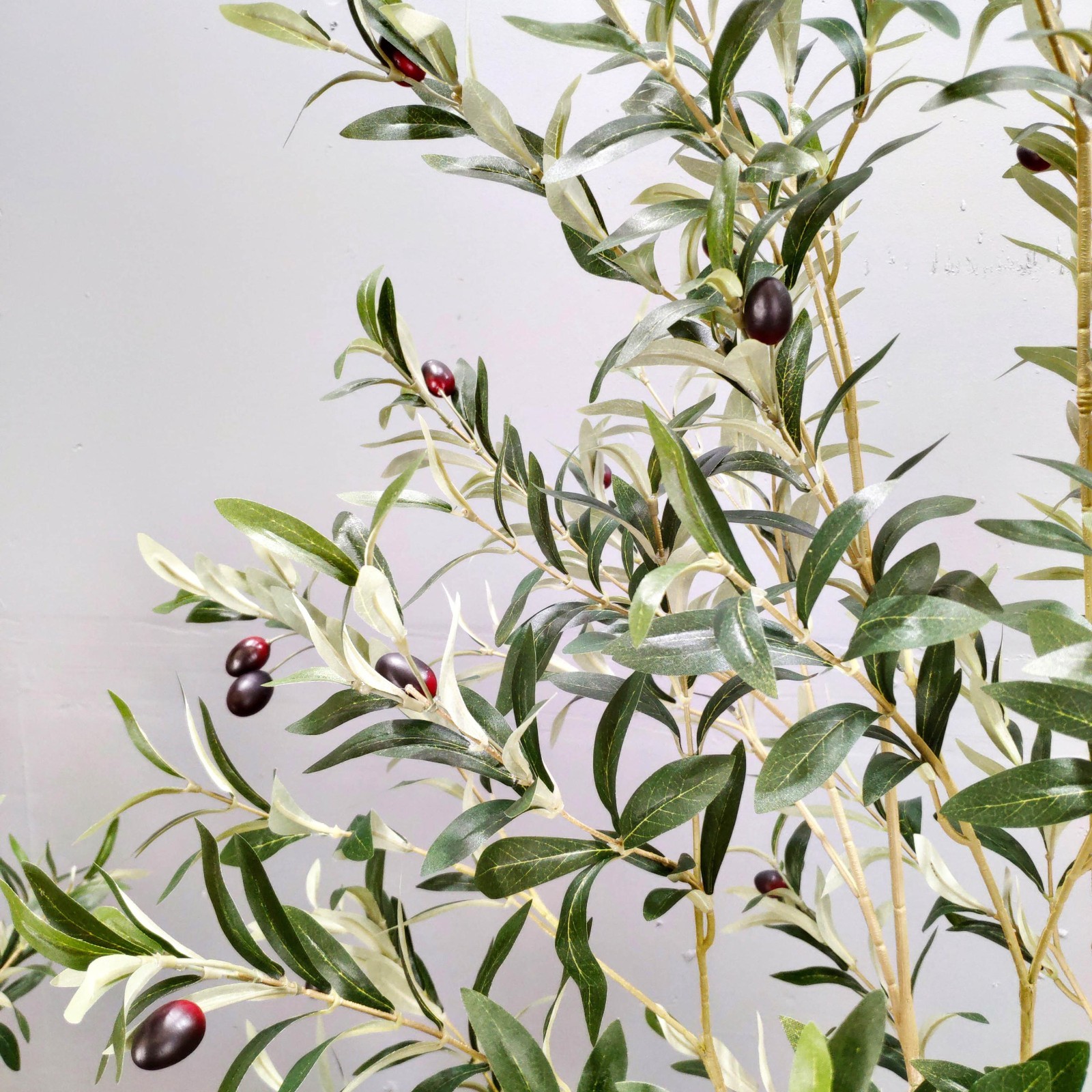Artificial Olive Tree Faux Silk Indoor Decor Plant 4ft or 6ft