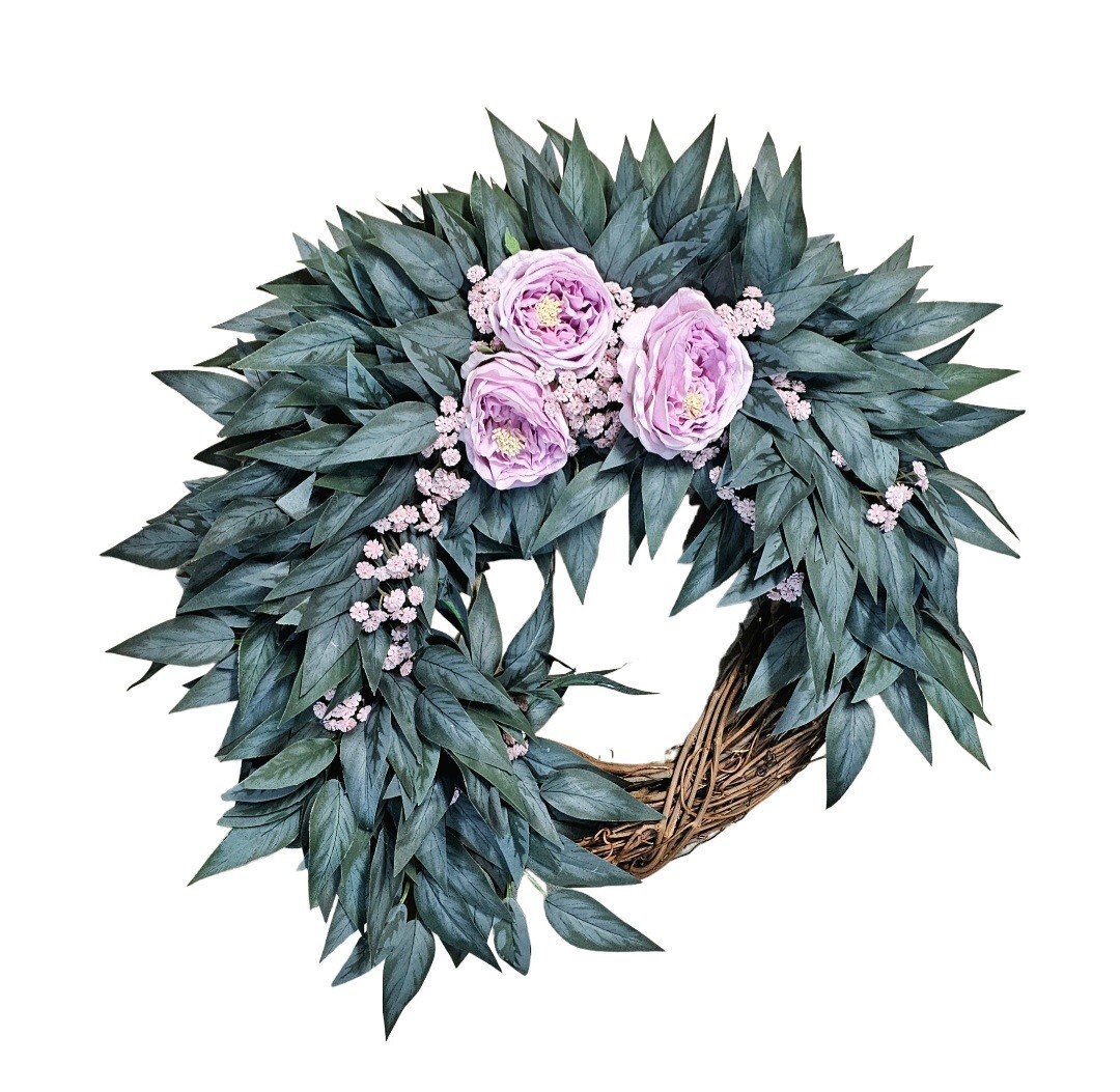 Eucalyptus Rose Wreath